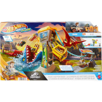 Трек Хот Вилс Побег из Парка Юрского Периода Hot Wheels RacerVerse Jurassic World Blue’s Raptor Rush (HTP12)