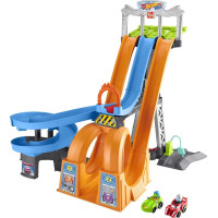 Ігровий набір Фішер Прайс Вежа для перегонів в стилі Хот Вілс Fisher-Price Little People Hot Wheels Racing Loops Tower (HKB81)