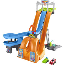 Ігровий набір Фішер Прайс Вежа для перегонів в стилі Хот Вілс Fisher-Price Little People Hot Wheels Racing Loops Tower (HKB81)