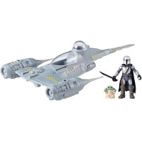 Игровой набор Звездные войны Экспедиционный флот Мандалорец Star Wars Mission Fleet Mando's N-1 Starfighter Hasbro (F7411)