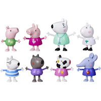 Набір з 8 фігурок Друзі Свинки Пеппи Доктор Білий Ведмідь Peppa Pig Dr. Polar Bear Calls On Peppa and Friends Hasbro (F4827)