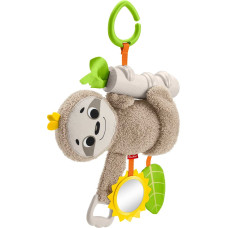 Підвіска - іграшка на дитячу коляску Фішер Прайс Лінивець Fisher-Price Baby Toy Slow Much Fun Stroller Sloth (FXC31)