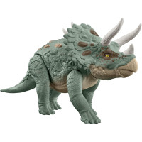 Динозавр Трицератопс Світ Юрського Періоду Jurassic World Gigantic Trackers Triceratops Dinosaur Mattel (HTK79)