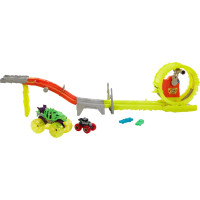 Трек Хот Вілс Монстер тракс Заряджай та переслідуй Hot Wheels Monster Trucks Power Smashers Charge and Chase Challenge (HYT07)