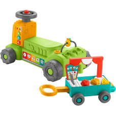 Дитячий Трактор каталка Фішер Прайс з причепом 4 в 1 Fisher-Price Farm to Market Tractor (HRG12)