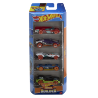 Набір з 5 машинок Хот Вілс Hot Wheels Track Builder 5-Pack (HTV52)