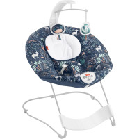 Масажне крісло-гойдалка Фішер Прайс Заспокійливі вібрації Fisher-Price See and Soothe Deluxe Bouncer (HBF25)