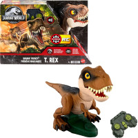 Динозавр Ті Рекс зі звуком на дистанційному керуванні Jurassic World RC Dinosaur Roarin Frenzy T Rex Mattel (HTP60)