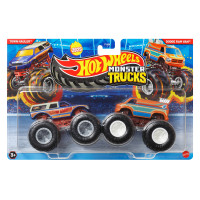 Набір із 2 машинок Хот Вілс Монстер Тракс Hot Wheels Monster Trucks Town Hauler vs Dodge Ram Van (FYJ64/JCC65)