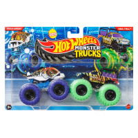 Набір із 2 машинок Хот Вілс Монстер Тракс Hot Wheels Monster Trucks Piran-AHHHH vs Haul Y`all (FYJ64/JCC78)