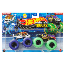 Набір із 2 машинок Хот Вілс Монстер Тракс Hot Wheels Monster Trucks Piran-AHHHH vs Haul Y`all (FYJ64/JCC78)
