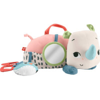 Мягкая игрушка для младенцев Носорог Фишер-Прайс Fisher-Price Tummy Time Roaming Rhino Plush (HYR55)
