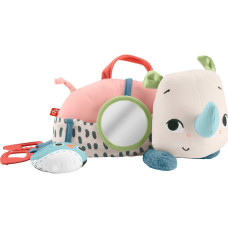 М'яка іграшка для немовлят Носоріг Фішер-Прайс Fisher-Price Tummy Time Roaming Rhino Plush (HYR55)