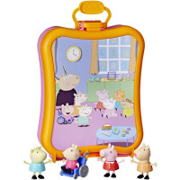 Футляр для фігурок Свинка Пеппа з 4 фігурками Peppa Pig Peppa's Club Friends Case Hasbro (F3779)