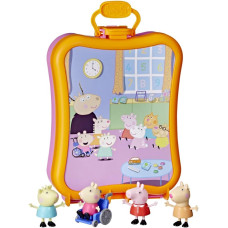 Футляр для фігурок Свинка Пеппа з 4 фігурками Peppa Pig Peppa's Club Friends Case Hasbro (F3779)