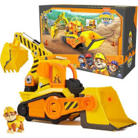 Щенячий патруль Бульдозер Крепыша со светом и звуком Paw Patrol Rubble & Crew Bark Yard Deluxe Bulldozer Spin Master (6067092)