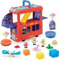 Ігровий набір Автобус для вечірки Свинки Пеппи 2 в 1 Peppa Pig Peppa’s 2-in-1 Party Bus (F8881)