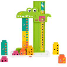 Навчальна іграшка Фішер Прайс Вчимося разом Яскравий алігатор Fisher-Price Adding Alligator Counting Activity (JCT13)
