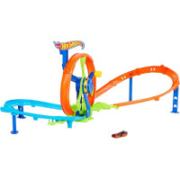 Трек Хот Вілс Перегони на віражах Hot Wheels Rapid Launch & Loop Playset (JBX65)