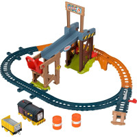 Залізна дорога Томас та Друзі пригоди Дизеля на будівництві​ Thomas & Friends Motorized Train Diesel’s Lift & Load Construction Set Fisher-Price (JBW20)