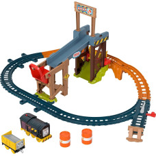 Залізна дорога Томас та Друзі пригоди Дизеля на будівництві​ Thomas & Friends Motorized Train Diesel’s Lift & Load Construction Set Fisher-Price (JBW20)