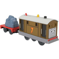 Моторизований паровозик Тобі Томас та Друзі Thomas & Friends Motorized Toby Battery-Powered Engine Fisher-Price (HTN30)