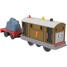 Моторизований паровозик Тобі Томас та Друзі Thomas & Friends Motorized Toby Battery-Powered Engine Fisher-Price (HTN30)