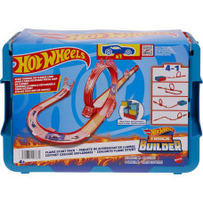 Трек Хот Вілс Вогняні трюкі Hot Wheels Track Builder Playset Flame Stunt Pack (HMC04)