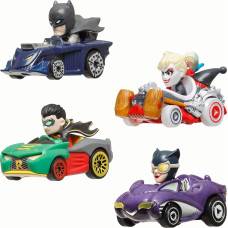 Набір з 4 машинок Хот Вілс Бетмен Hot Wheels RacerVerse 4-Pack Batman (HKD33)