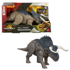 Динозавр Насутоцератопс Мир юрского периода Jurassic World Rebirth Wild Roar Nasutoceratops Dinosaur Mattel (JGC81)