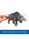 Динозавр Насутоцератопс Світ юрського періоду Jurassic World Rebirth Wild Roar Nasutoceratops Dinosaur Mattel (JGC81)