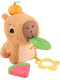 М'яка розвиваюча іграшка для немовлят Капібара Фішер-Прайс Fisher-Price Snuggly Snacky Capybara (HYR54)