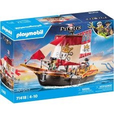 Конструктор Плеймобіль Піратський Корабель Playmobil Pirate Ship (71418)