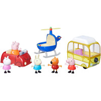 Игровой набор Транспорт Свинки Пеппы Peppa Pig Peppa's Little Vehicle Playset (F9423)