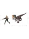 Фігурка Зора Беннетт з Динозавром Велоцираптор Світ Юрського Періоду Jurassic World Zora Bennett & Velociraptor Dinosaur Mattel (JGB84)
