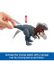 Динозавр Абелізавр Світ юрського періоду Jurassic World Rebirth Wild Roar Abelisaurus Dinosaur Mattel (JGB91)
