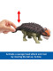 Динозавр Анкилозавр Мир юрского периода Jurassic World Rebirth Wild Roar Ankylosaurus Dinosaur Mattel (JGB90)