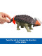 Динозавр Анкилозавр Мир юрского периода Jurassic World Rebirth Wild Roar Ankylosaurus Dinosaur Mattel (JGB90)