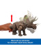 Динозавр Еотріцератопс Світ Юрського Періоду Jurassic World Rebirth Gigantic Thrashers Eotriceratops Mattel (JGB93)