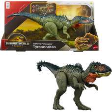 Динозавр Тиранотитан Світ Юрського Періоду Jurassic World Rebirth Gigantic Thrashers Tyrannotitian Mattel (JCL75)