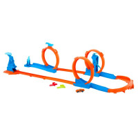 Трек Хот Вілс Потрійна петля Hot Wheels Track Creator Triple Loop (JDW39)