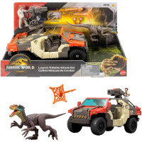 Позашляховик з Динозавром Світ Юрського Періоду Jurassic World Launch ‘N Battle Vehicle Mattel (JGB59)