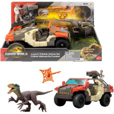 Позашляховик з Динозавром Світ Юрського Періоду Jurassic World Launch ‘N Battle Vehicle Mattel (JGB59)