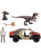 Позашляховик з Динозавром Світ Юрського Періоду Jurassic World Launch ‘N Battle Vehicle Mattel (JGB59)