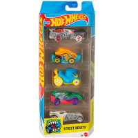 Набор из 5 машинок Хот Вилс Hot Wheels Street Beasts 5-Pack (JBJ90)