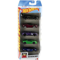 Набір з 5 машинок Хот Вілс Hot Wheels HW Motor Show 5-Pack (JBJ89)