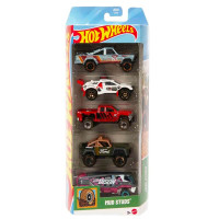 Набор из 5 машинок Хот Вилс Hot Wheels Mud Studs 5-Pack (JKG10)