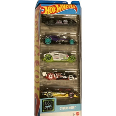 Набір з 5 машинок Хот Вілс Hot Wheels Cyber Noir 5-Pack (JKG06)