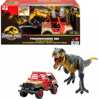 Ігровий набір Вистежування Ті Рекса Парк Юрського Періоду Jurassic Park Tyrannosaurus Rex Off-Road Tracker Pack Mattel (HXF60)