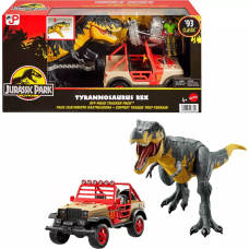 Ігровий набір Вистежування Ті Рекса Парк Юрського Періоду Jurassic Park Tyrannosaurus Rex Off-Road Tracker Pack Mattel (HXF60)
